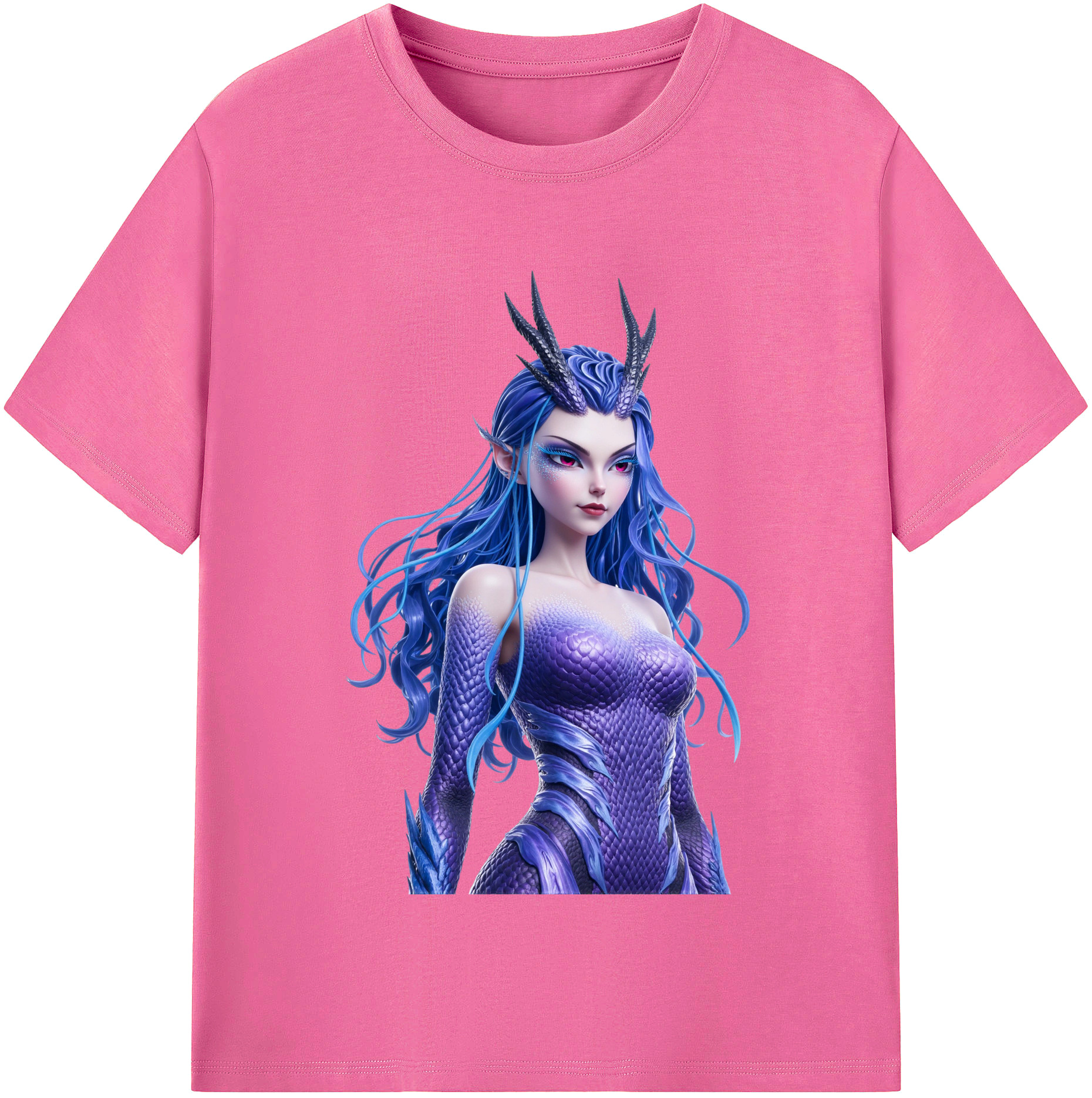 （画像用） Ne Zha 2 ナタ 魔童の大暴れ レディースカジュアルプリントTシャツ（綿100％）